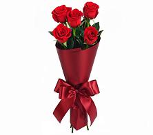 Букет 5 Красных роз Эдлесс Лав в Петровское