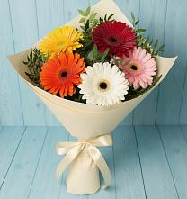 Букет цветов из:  Герберы в Петровское