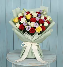 Букет цветов из:  Розы в Петровское