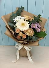 Букет цветов из:  Герберы и Хризантемы в Петровское