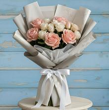 Букет цветов из:  Розы #REPLACE_PRED# Петровское