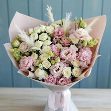 Букет цветов из:  Альстромерии и Розы в Петровское